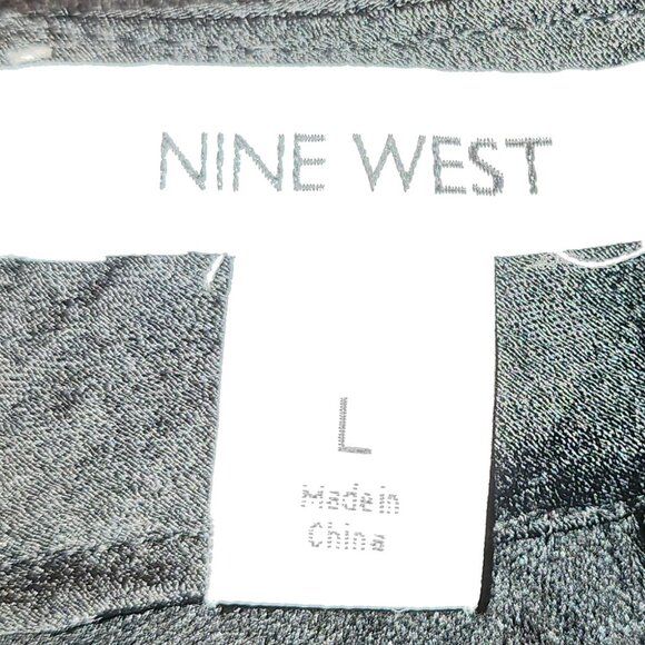 Elegant Nine West Black Crushed Satin Halter Mini Dress - Picture 10 of 13